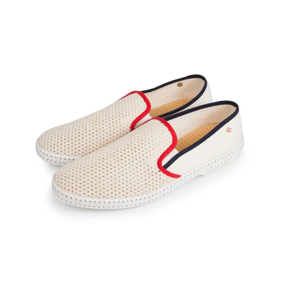 Classic Match Ecru Biais Marine Rouge - Image 3