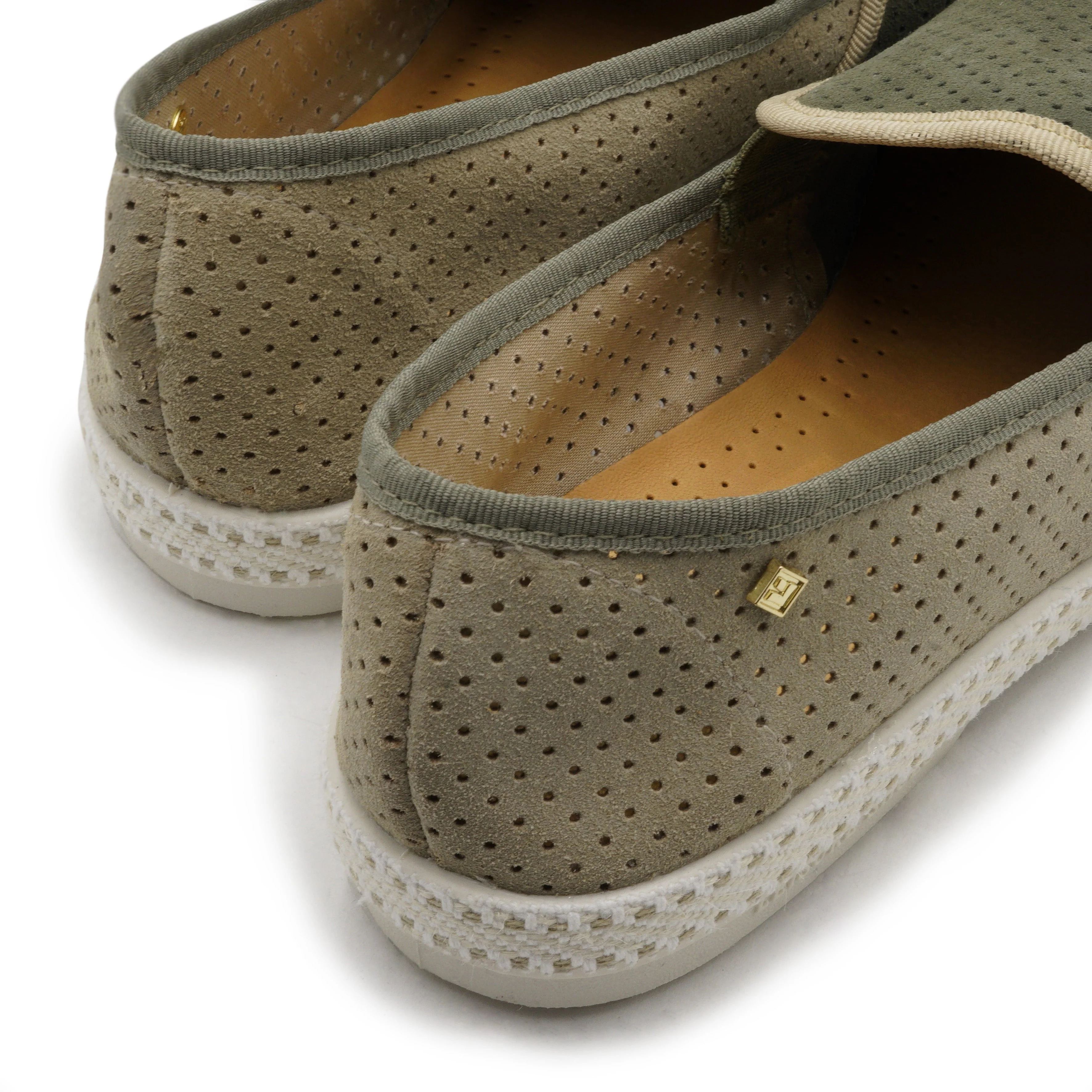 Classic Daim Match Kaki Ecru - Image 4