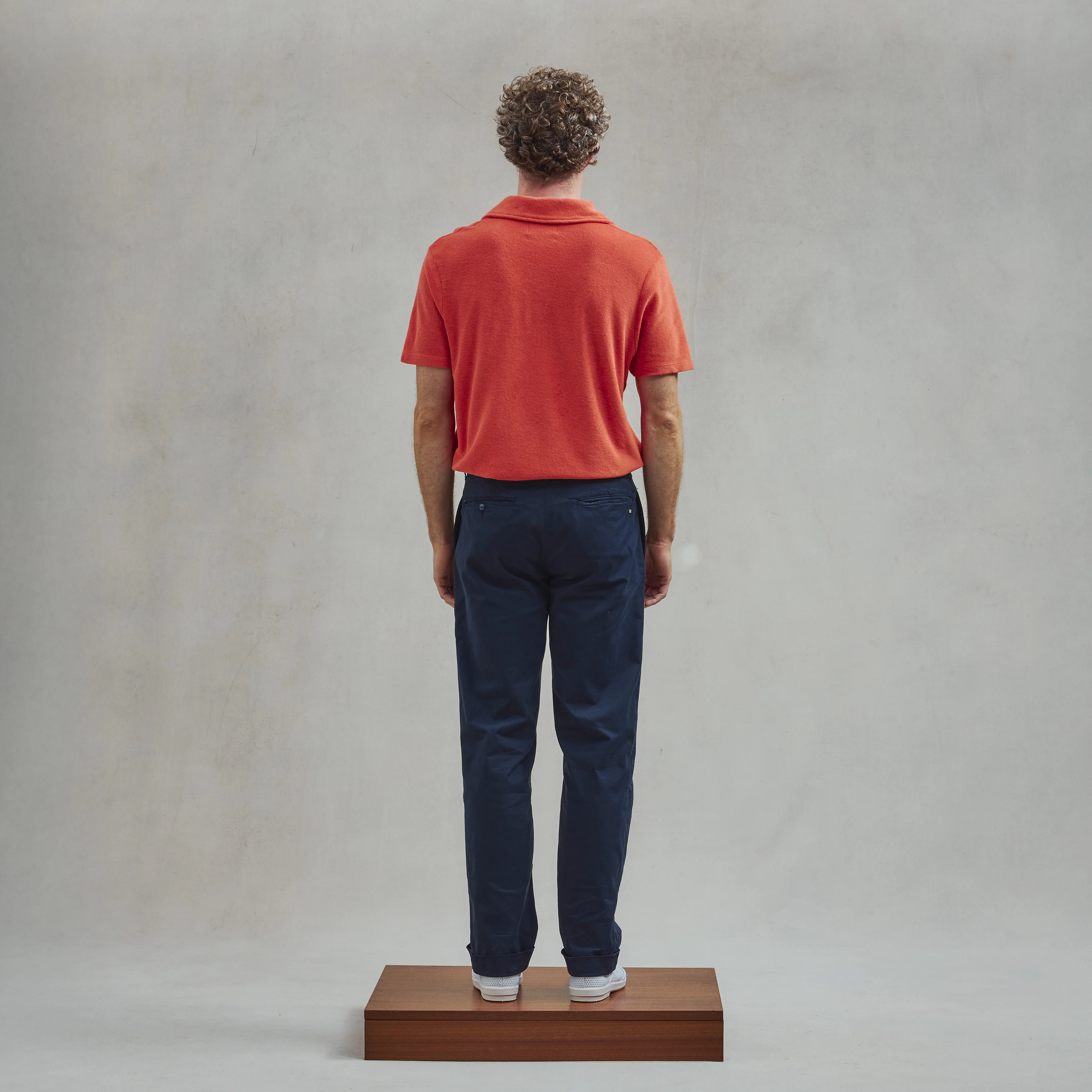 Polo Éponge Orange - Image 4