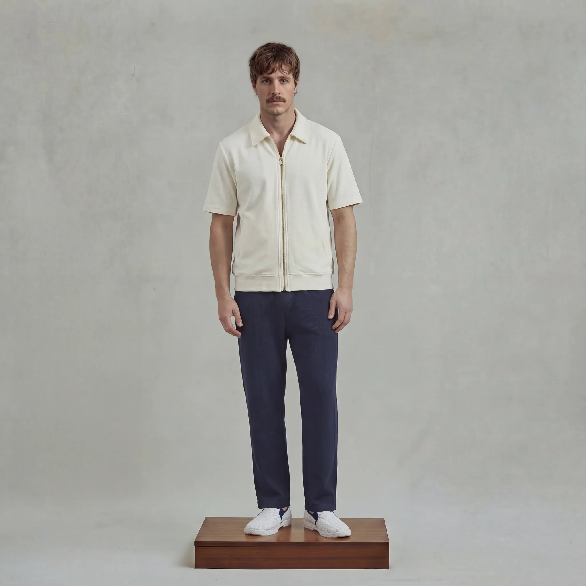 Blouson zippé en éponge - Image 3