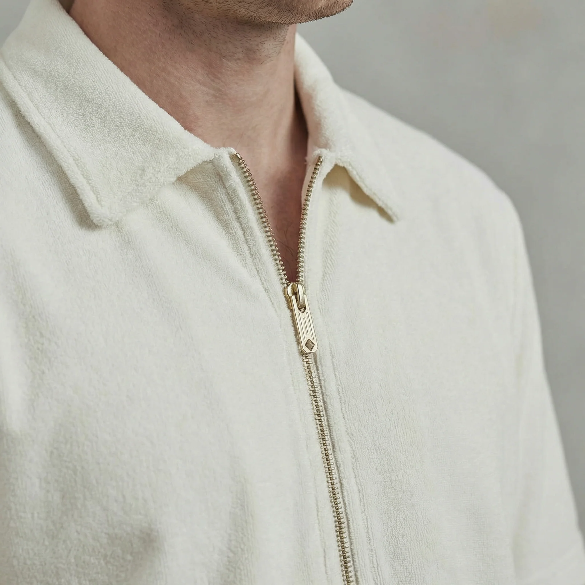 Blouson zippé en éponge - Image 5